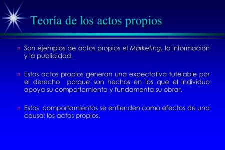 Teoría de los Actos Propios: Concepto y Aplicación en el Derecho Pilares de la Teoría de los Actos Propios: