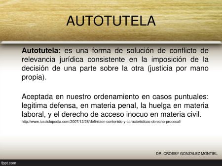 Descubre qué es la autotutela en derecho procesal: una solución adecuada para conflictos Conoce cómo aplicar la autotutela en el derecho procesal
