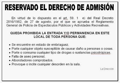 Descubre el significado y alcance del derecho de admisión Entendiendo el concepto: el derecho de admisión en establecimientos públicos