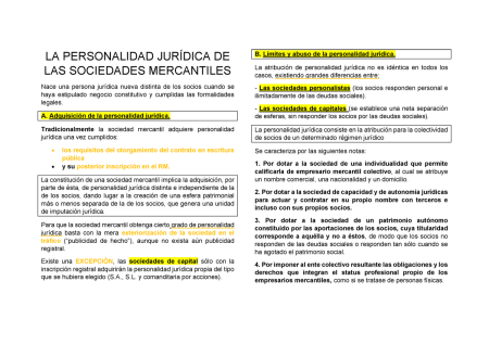 Caracter&iacute;sticas de las sociedades sin personalidad jur&iacute;dica: