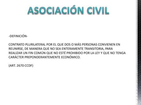 Beneficios de las asociaciones civiles