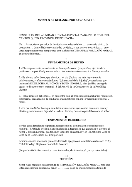 Factores a considerar antes de demandar