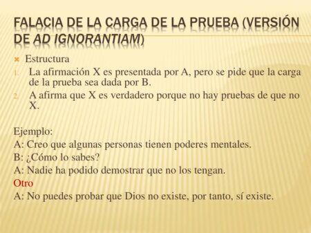 Descubre la falacia de la carga de la prueba: errores lógicos que debes evitar Descubre la falacia de la carga de la prueba: errores lógicos que debes evitar