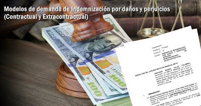 Aprende sobre el modelo de demanda por da&ntilde;os y perjuicios en formato PDF