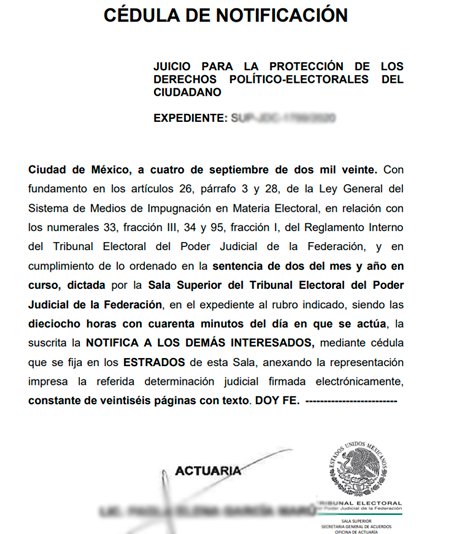 Qué es una notificación en derecho: todo lo que debes saber Conoce un ejemplo de notificación judicial en acción