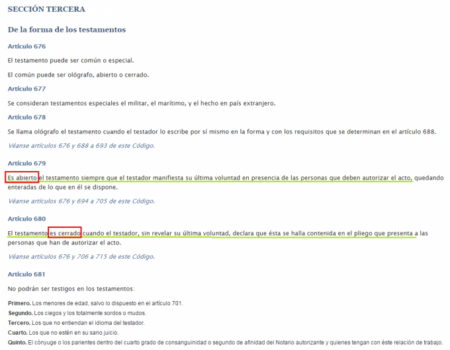 Testamento abierto notarial: todo lo que necesitas saber Testamento Cerrado